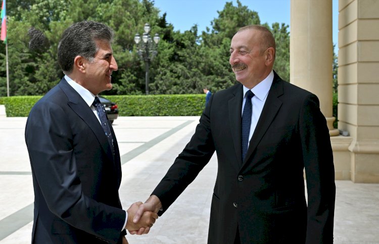 Neçirvan Barzani ile Aliyev baş başa görüştü