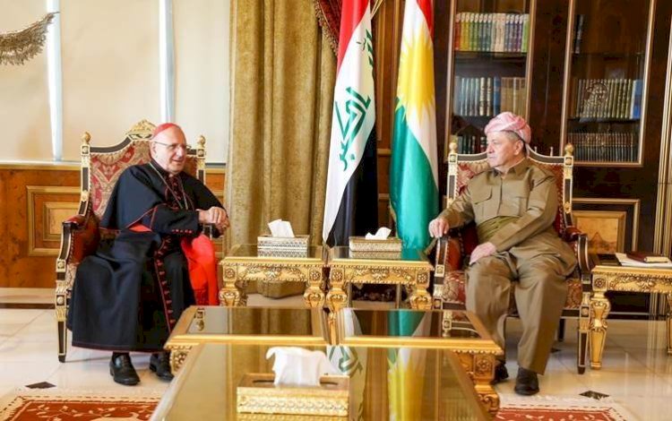 Başkan Mesud Barzani, azledilen Kardinal Louis Sako’yu kabul etti