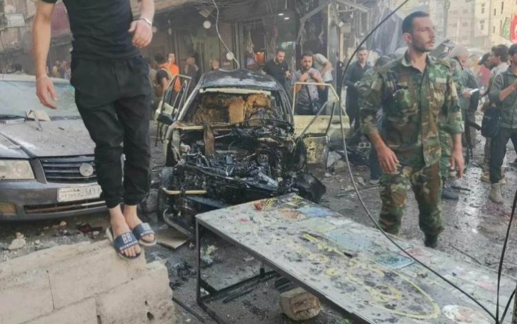 Şam'da bomba yüklü motosiklet patlatıldı: Altı ölü
