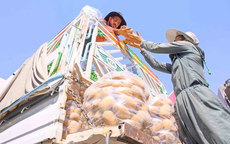 Erbil çiftçisinin ürettiği patatesler BAE’ye ihraç ediliyor