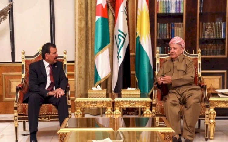 Başkan Mesud Barzani, Ürdün heyetini kabul etti