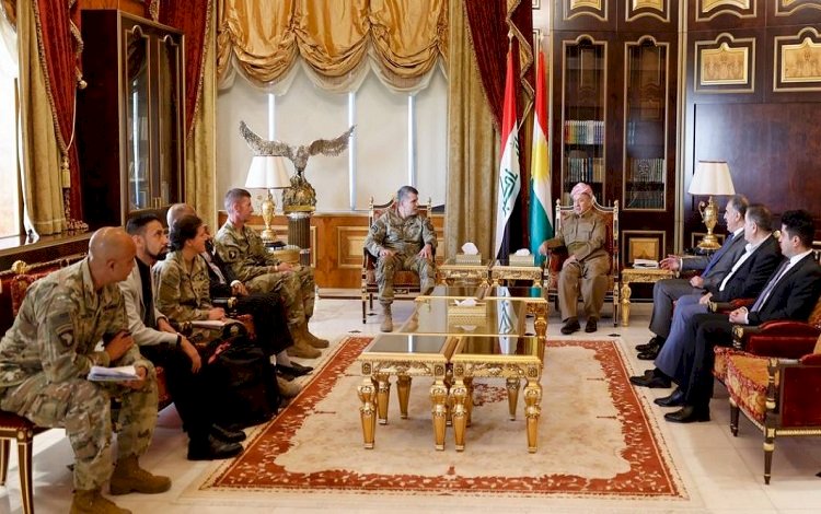 Başkan Mesud Barzani, Uluslararası Koalisyon heyetini kabul etti