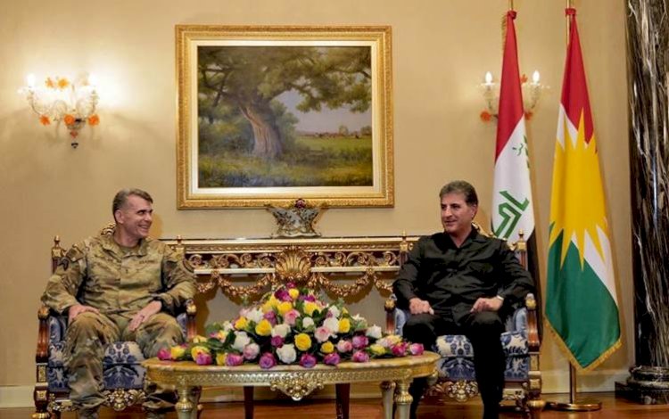 Neçirvan Barzani ile Koalisyon Güçleri Komutanı McFarlane arasında görüşme