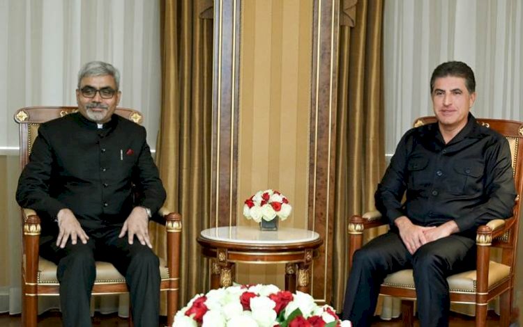 Başkan Neçirvan Barzani, Hindistan Başkonsolosunu kabul etti