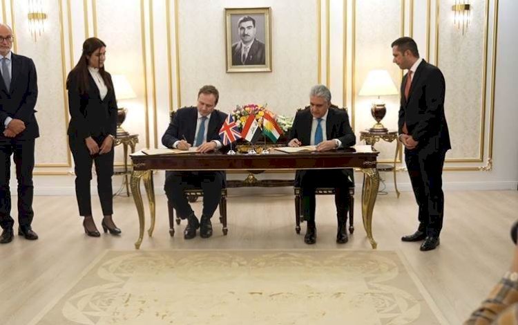 Kürdistan Bölgesi ile İngiltere organize suçla mücadele için ortak mutabakat zaptı imzaladı