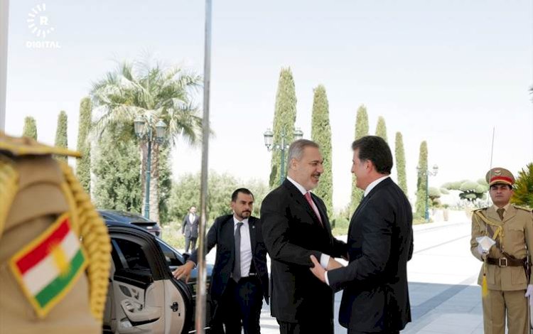 Başkan Neçirvan Barzani ile Hakan Fidan görüştü