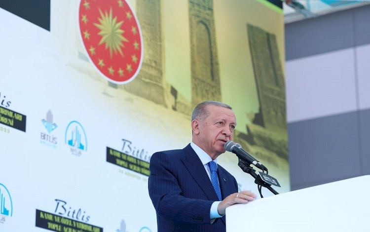Bitlis’te bulunan Erdoğan’dan ‘Tatvan ve Van feribot iskeleleri’ açıklaması