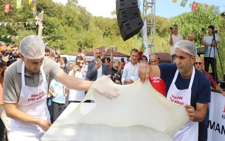 İstanbul'da 6'ıncı Kürt Böreği Festivali düzenlendi