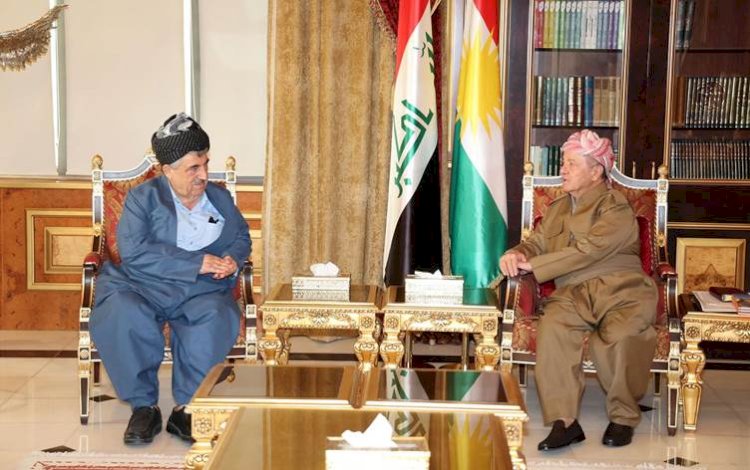 Başkan Barzani, KSDP Genel Sekreteri Mahmud’u kabul etti