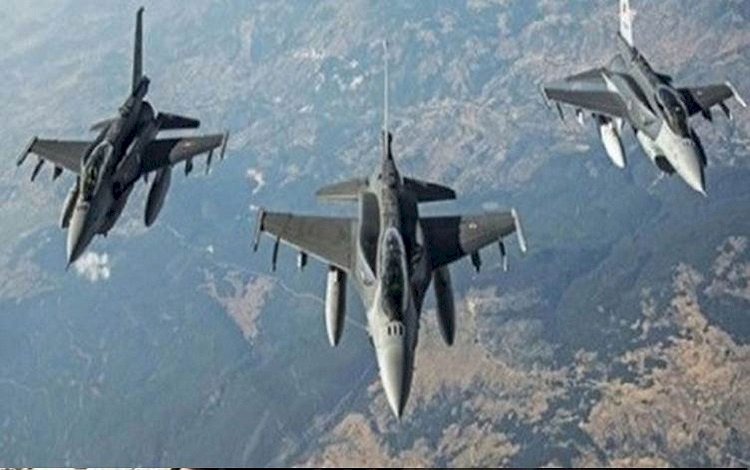 Savaş uçakları Kürdistan Bölgesi’nde 20 hedefi bombaladı