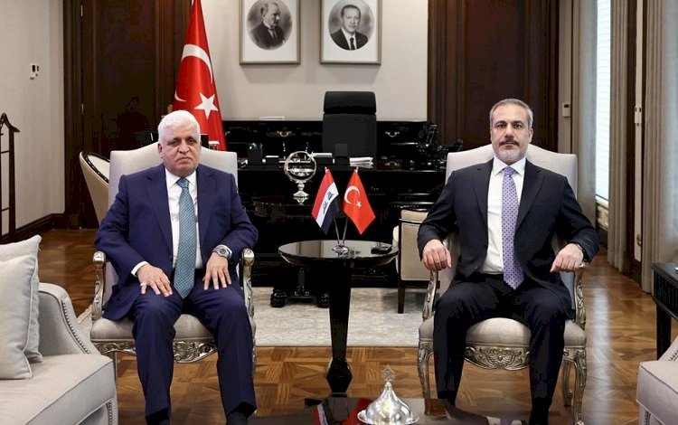 Fidan'dan dikkat çeken görüşme: Haşdi Şabi'nin lideri Falih Feyyaz ile Ankara'da görüştü