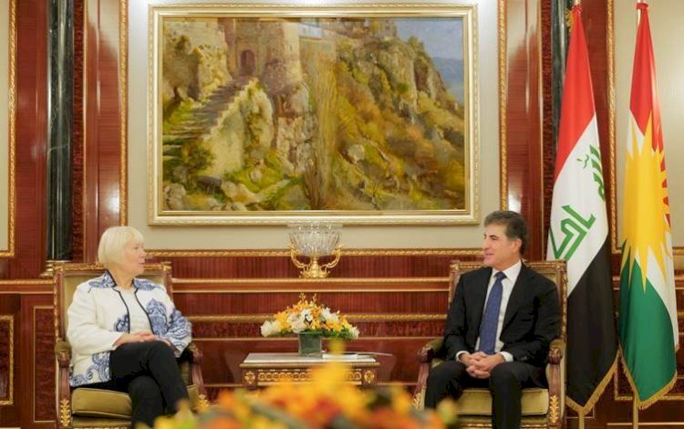 Başkan Neçirvan Barzani, Almanya’nın yeni Irak Büyükelçisi Homann'ı kabul etti