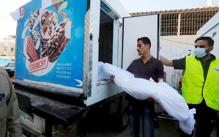 Gazze’de morglar doldu, cesetler dondurma dolaplarına konuluyor!