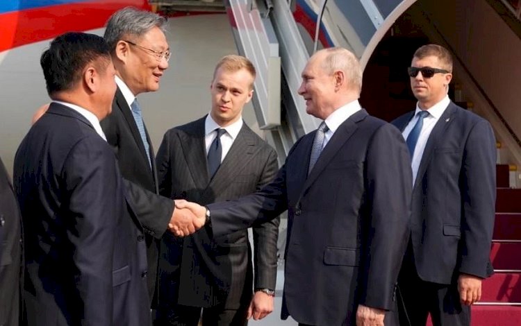Rusya Devlet Başkanı Putin Çin'de