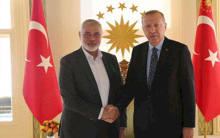 Erdoğan, Hamas lideri ile görüştü