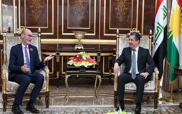 Başbakan Barzani, İngiltere’nin Irak Büyükelçisi ile görüştü