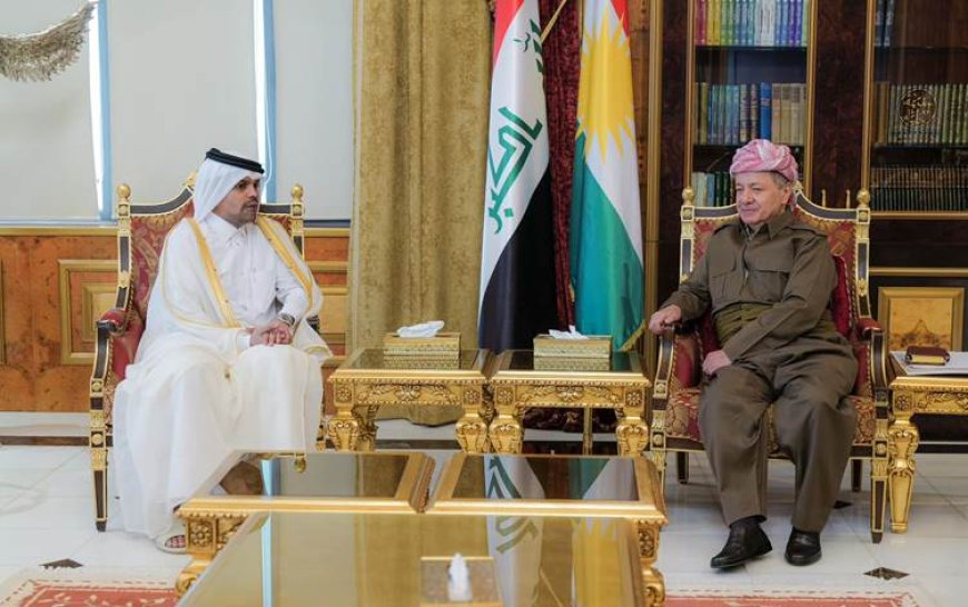 Başkan Mesud Barzani, Katar’in Erbil Başkonsolosu Salih'i kabul etti