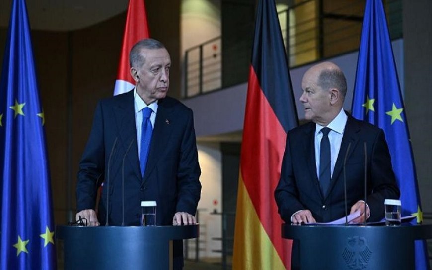 Erdoğan, Almanya’da: Bizim İsrail’e borcumuz yok