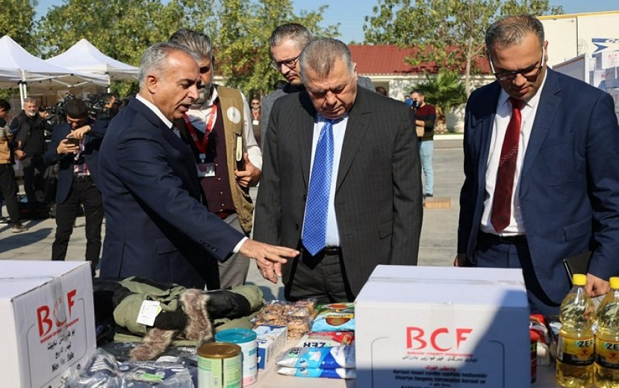 Barzani Yardım Vakfı, Gazze'ye 14 ton yardım gönderiyor