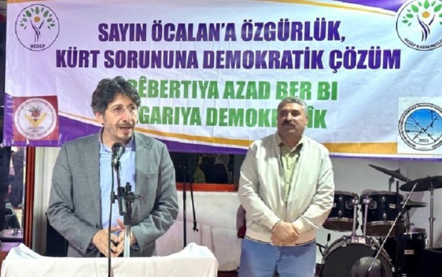 HEDEP'li Bozan: Öcalan özgür olmadan Kürt halkı özgür olamaz