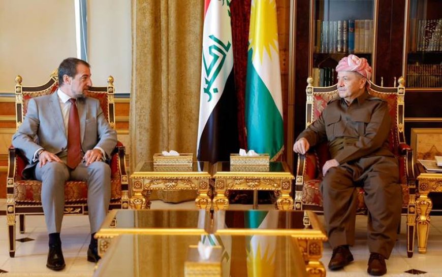 Başkan Mesud Barzani, Fransa’nın Erbil Başkonsolosunu kabul etti
