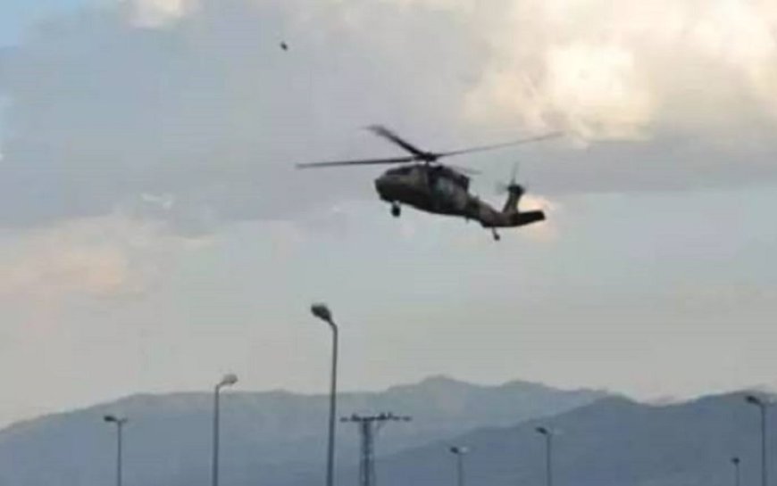 Irak'ta askeri helikopter düştü; can kaybı var