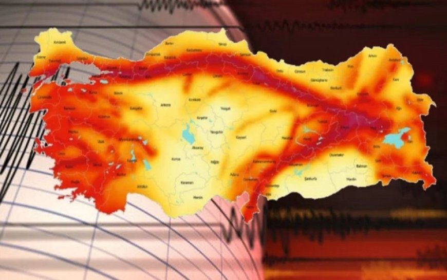 Türkiye fay hattı haritası güncellendi. 45 il risk altında