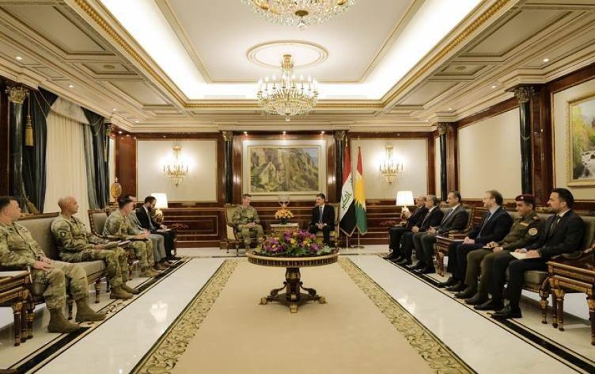 Başkan Neçirvan Barzani IŞİD Karşıtı Uluslararası Koalisyonun Komutanını kabul etti