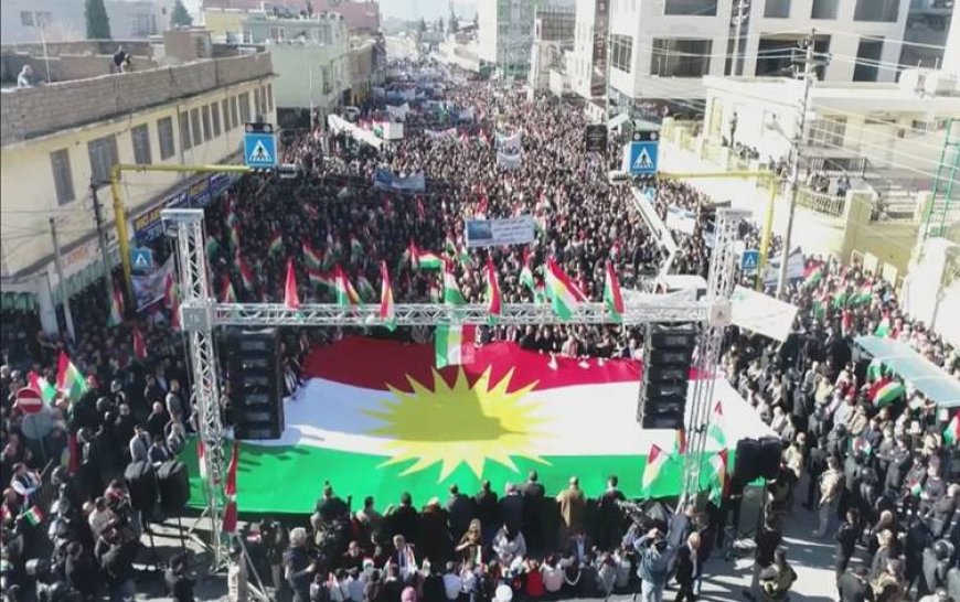 İran’ın Erbil saldırısı Duhok'ta protesto ediliyor