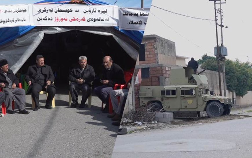 Kerkük'te Irak ordusu Newroz Mahellesindeki Kürdlerin evlerine konuşlandı
