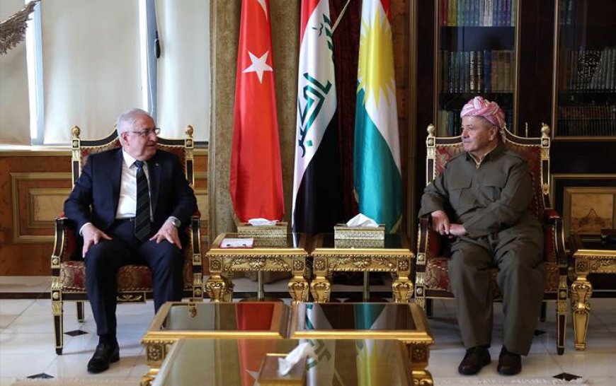Yaşar Güler Başkan Barzani’ye Erdoğan’ın selamlarını iletti