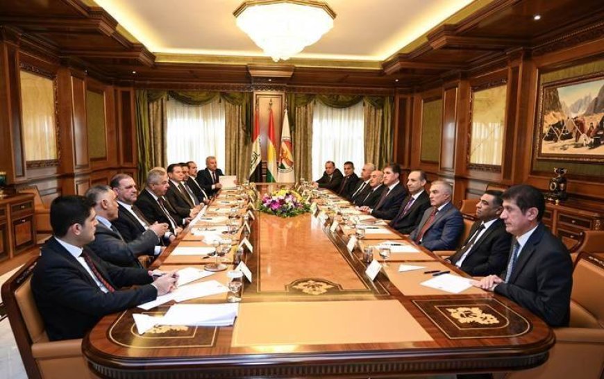 Neçirvan Barzani Yargıtay Başkanı ve üyeleriyle seçim meselesini görüştü