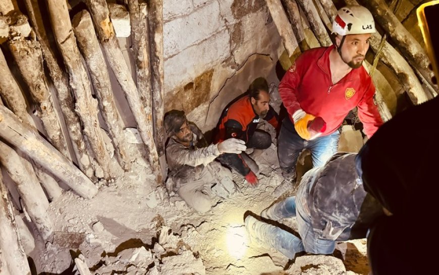 Urfa'da metruk yapı çöktü: 1 ölü