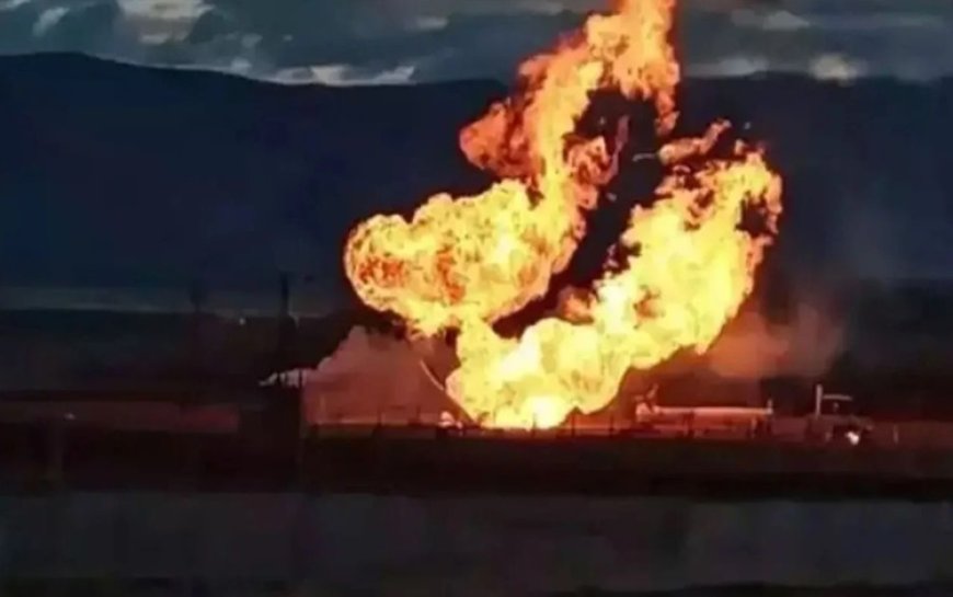 İran'da doğalgaz boru hattında şiddetli patlama