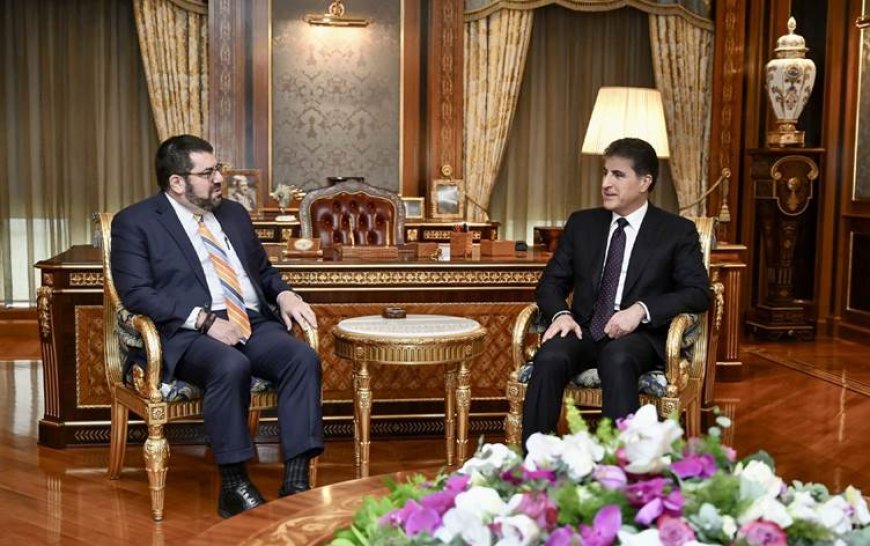 Başkan Neçirvan Barzani, ABD Büyükelçiliği Maslahatgüzarı ile görüştü