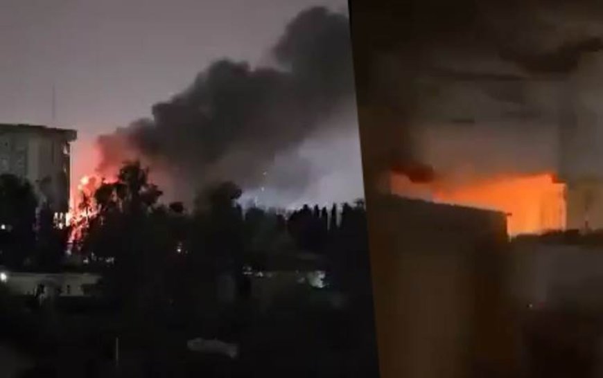 Kürdistan Bölgesi Bakanlar Kurulu binasında yangın çıktı