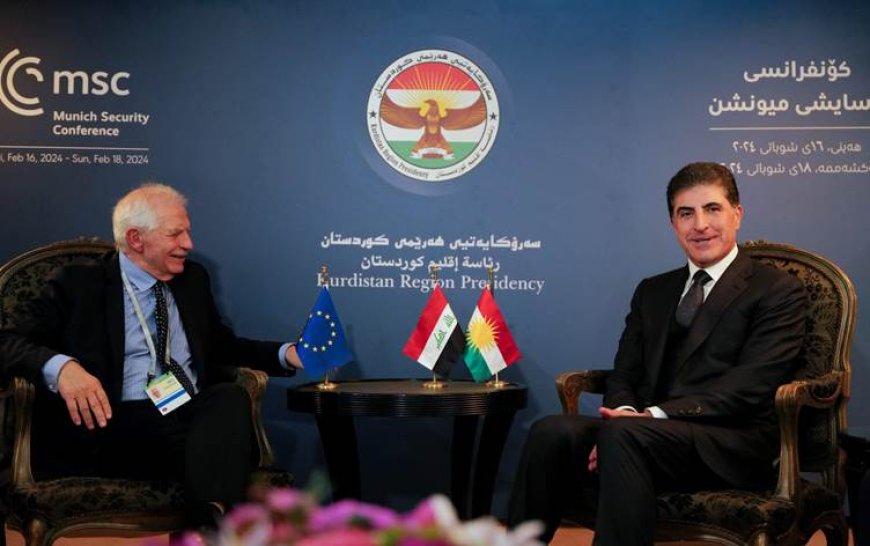Neçirvan Barzani ve Josep Borrell görüştü: Irak bölgedeki kaosa karışmamalı