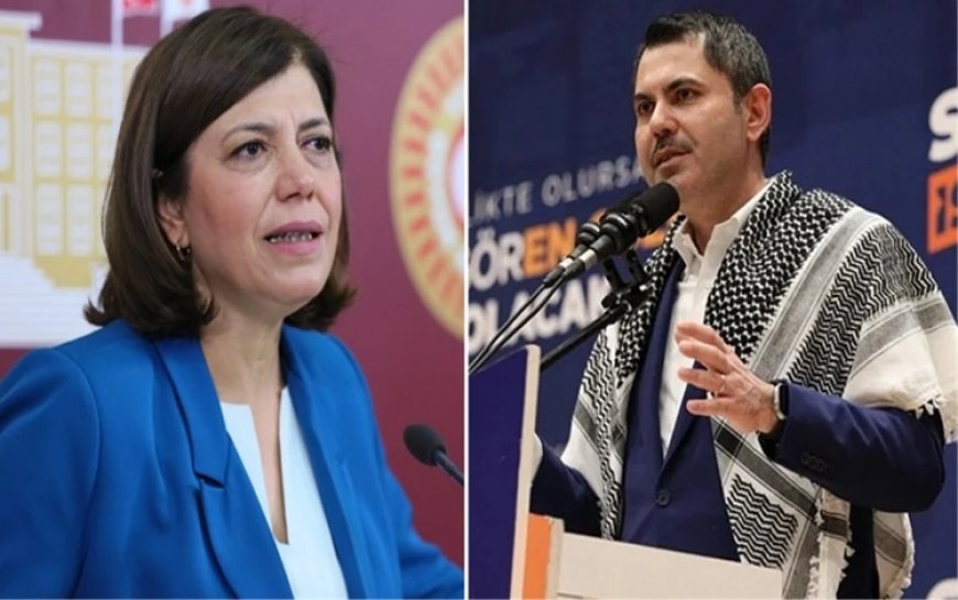 DEM Parti adayı Beştaş'tan Kürtçe konuşup halay çeken Murat Kurum'a tepki