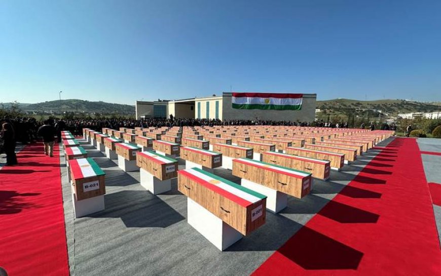 Enfal kurbanlarına ait 172 cenaze daha Çemçemal’de toprağa veriliyor
