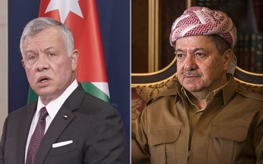 Ürdün Kralı'ndan Başkan Barzani'ye başsağlığı telefonu
