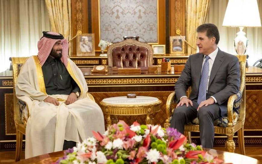 Başkan Neçirvan Barzani, Katar'ın yeni Bağdat Büyükelçisini kabul etti