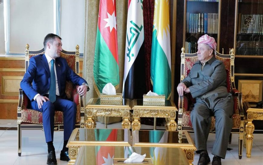 Başkan Barzani, Azerbaycan'ın Irak Büyükelçisini kabul etti