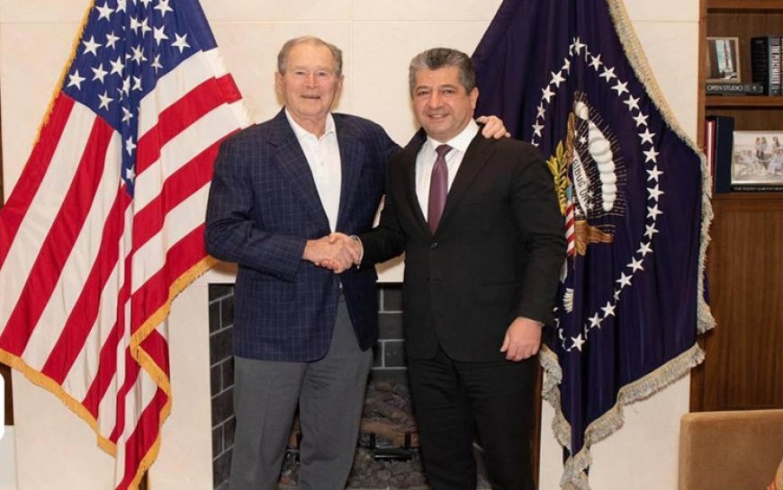 Başbakan Barzani, Eski ABD Başkanı George W. Bush ile görüştü