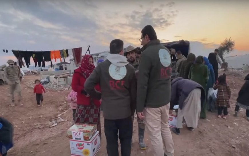 Barzani Yardım Vakfı Afrin'deki ihtiyaç sahiplerine yardım ulaştırdı