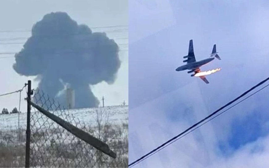 Rusya'ya ait askeri uçak düştü