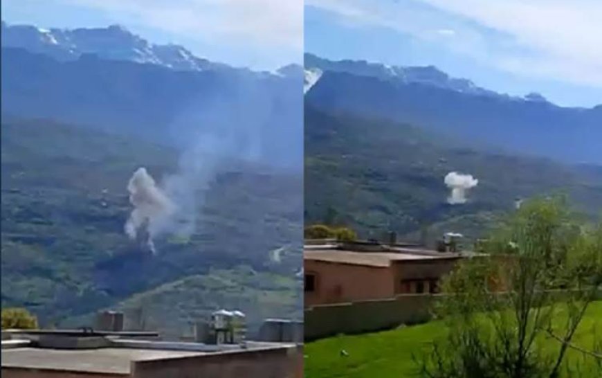 TSK'dan Gare dağına drone saldırısı