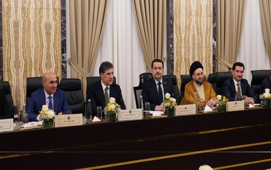 Neçirvan Barzani Bağdat’ta ‘Devlet Yönetimi İttifakı’ toplantısına katıldı