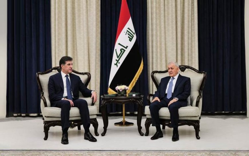 Neçirvan Barzani Bağdat’ta Irak Cumhurbaşkanı Reşid ile görüştü