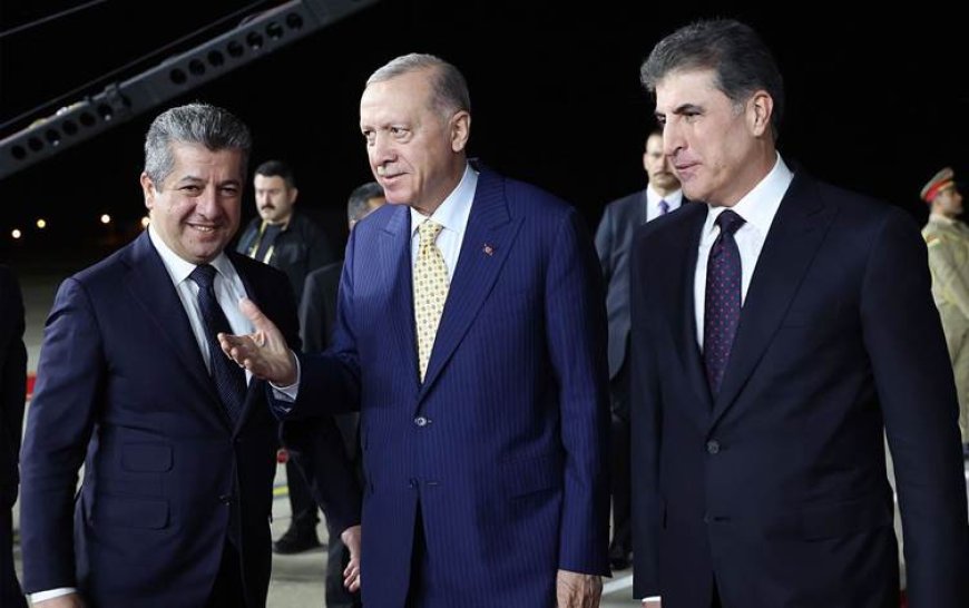 Erdoğan, Kürdistan Bölgesi Başbakanı Mesrur Barzani ile anısını anlattı