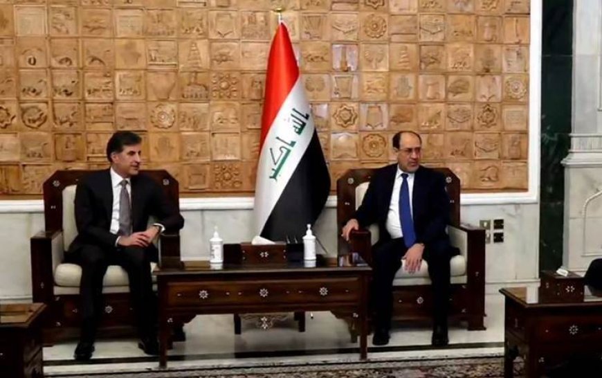 Maliki: Neçirvan Barzani bu ziyarete güçlü bir çözüm iradesi ile geldi